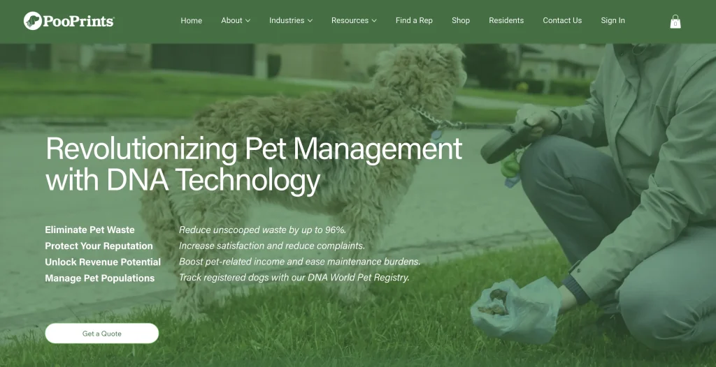 PooPrints | The DNA Solution for Dog Waste